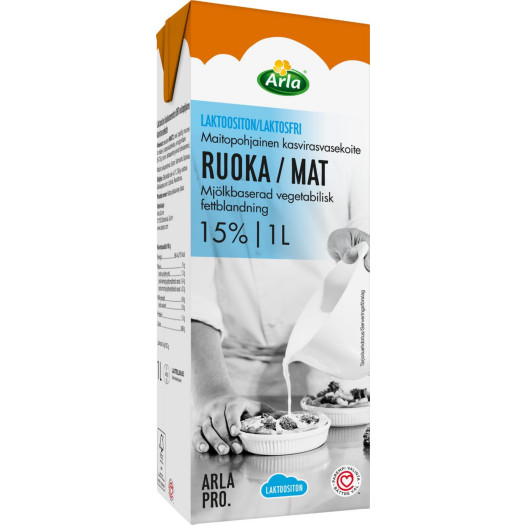 Arla Pro Mat laktosfri UHT 15% 1L