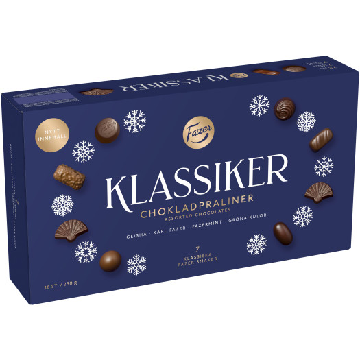 Klassiker chokladask 250g