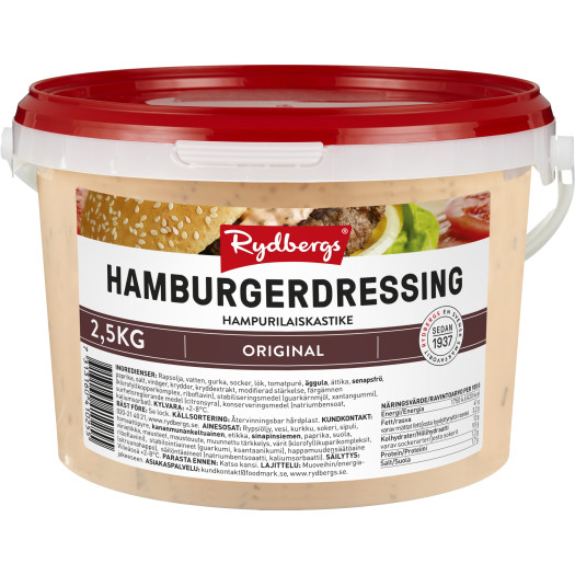 Hamburgerdressing 2,5kg