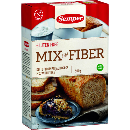Mix med fiber glutenfri 500g