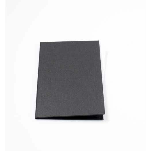 Notapärm svart canvas 180x110