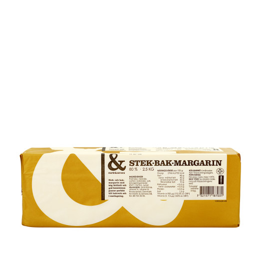 Margarin stek och bak 80% 2,5kg