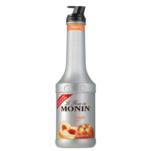 Puré persika Monin flaska 1L