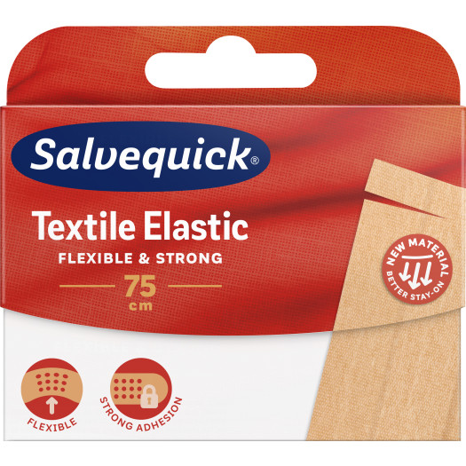 Salvequick plåster textil 75cm