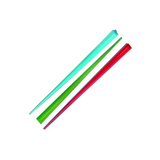 Cocktailpinne prisma bland färger 89mm