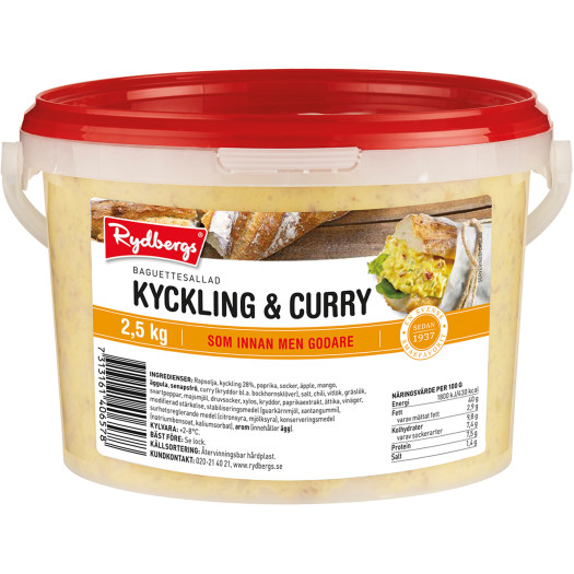 Baguettesallad kyckling curry 2,5kg