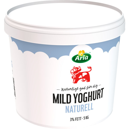 Yoghurt mild naturell 3% 5kg