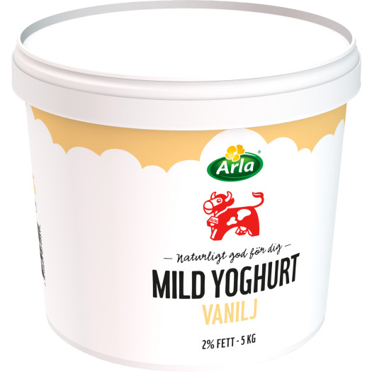 Yoghurt mild vanilj 2% 5kg