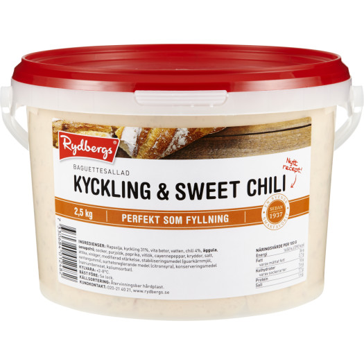 Baguettesallad kyckling SweetChili 2,5kg