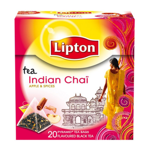 Indian Chai pyramid svart te 20pack