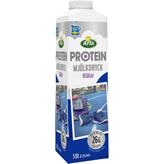 Protein mjölkdryck blåbär 0,5% TT 5dl
