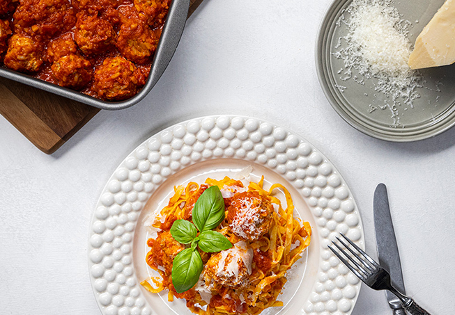 Italienska köttbullar i tomatsås | Martin &amp; Servera