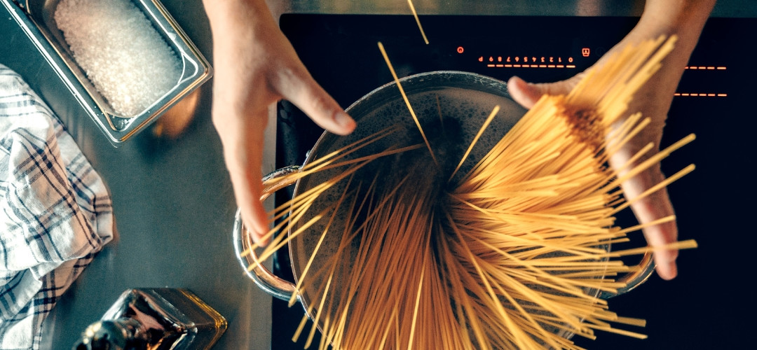 Our own products: Espresso, jam, candles and disposable gloves