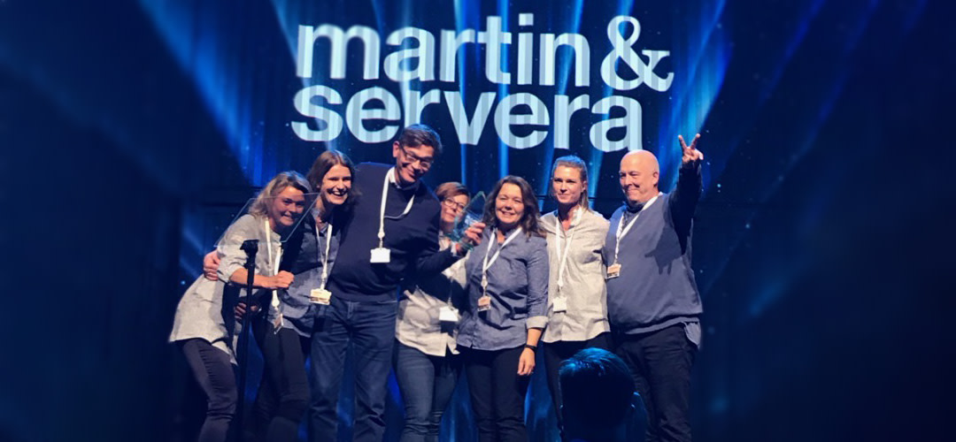 Martin & Servera Årets Leverantör Mat & Dryck hos Nordic Choice Hotels
