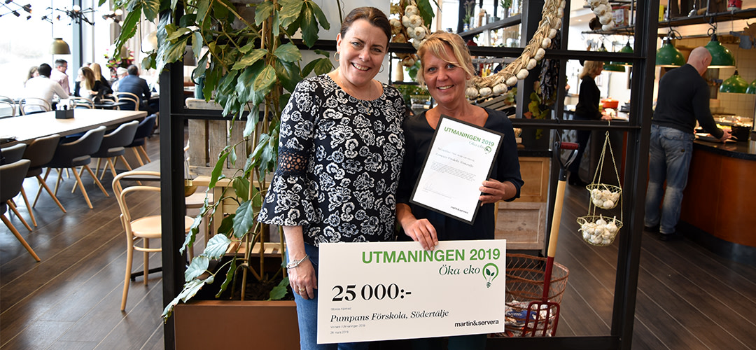 Pumpans förskola, Södertälje kommun - Vinnare i utmaningen 2019