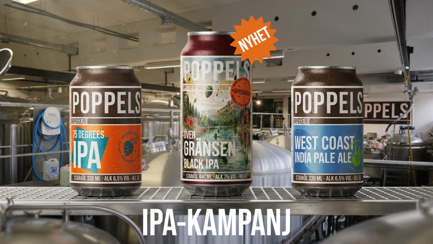 IPA kampanj från Poppels Bryggeri!