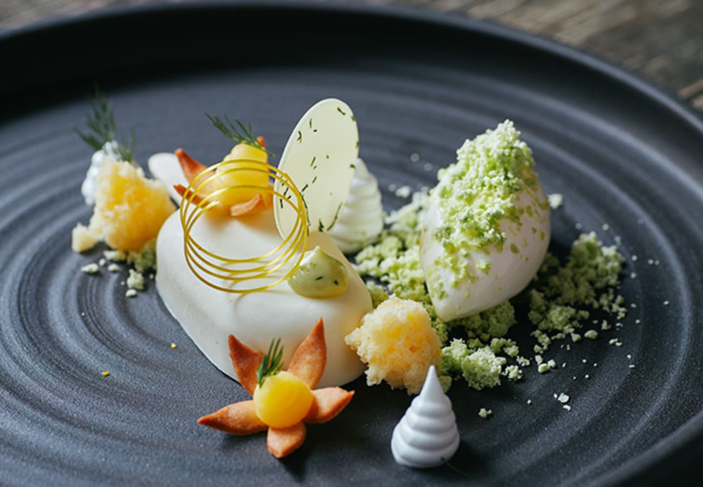 Citron och dilldessert