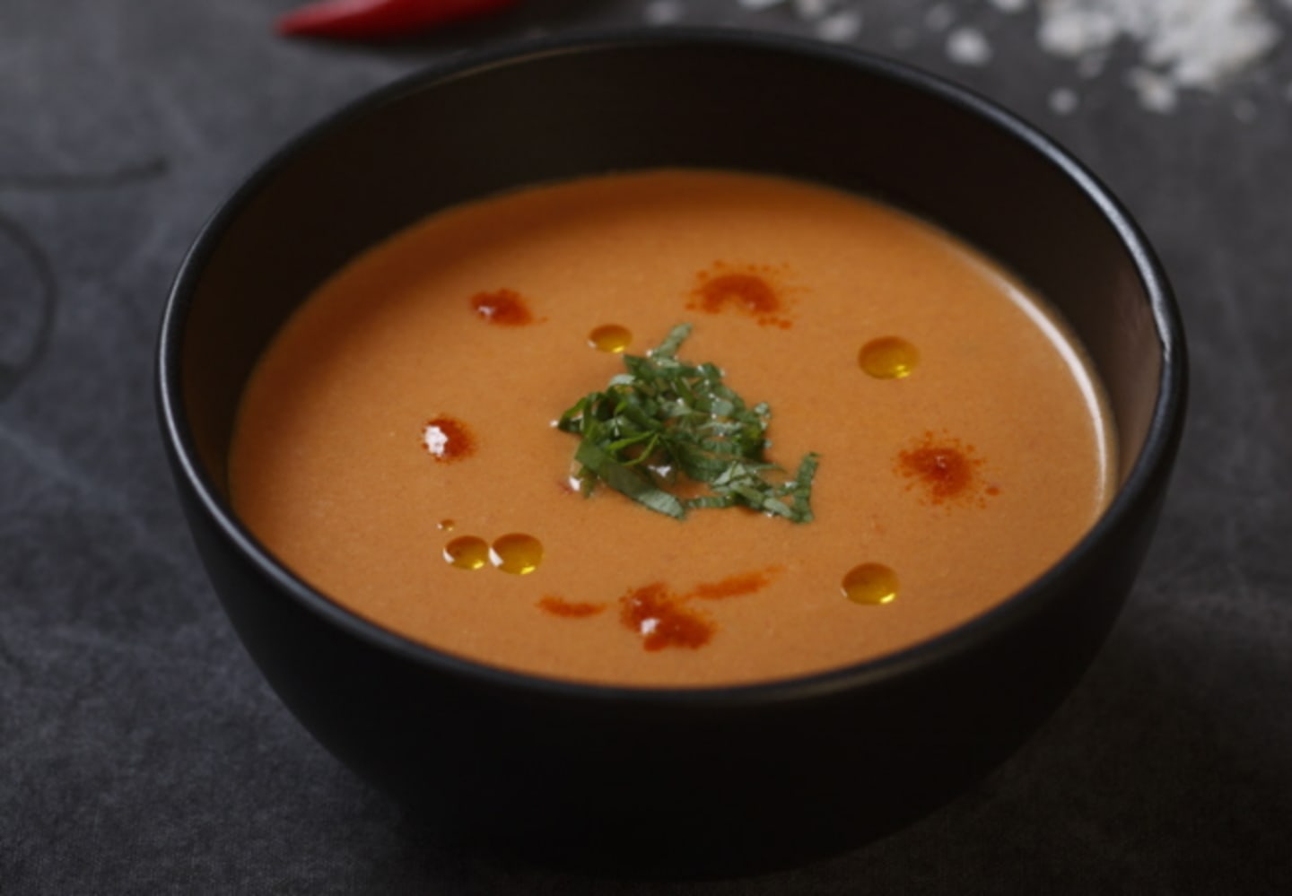 Karibisk soppa med tortillabröd