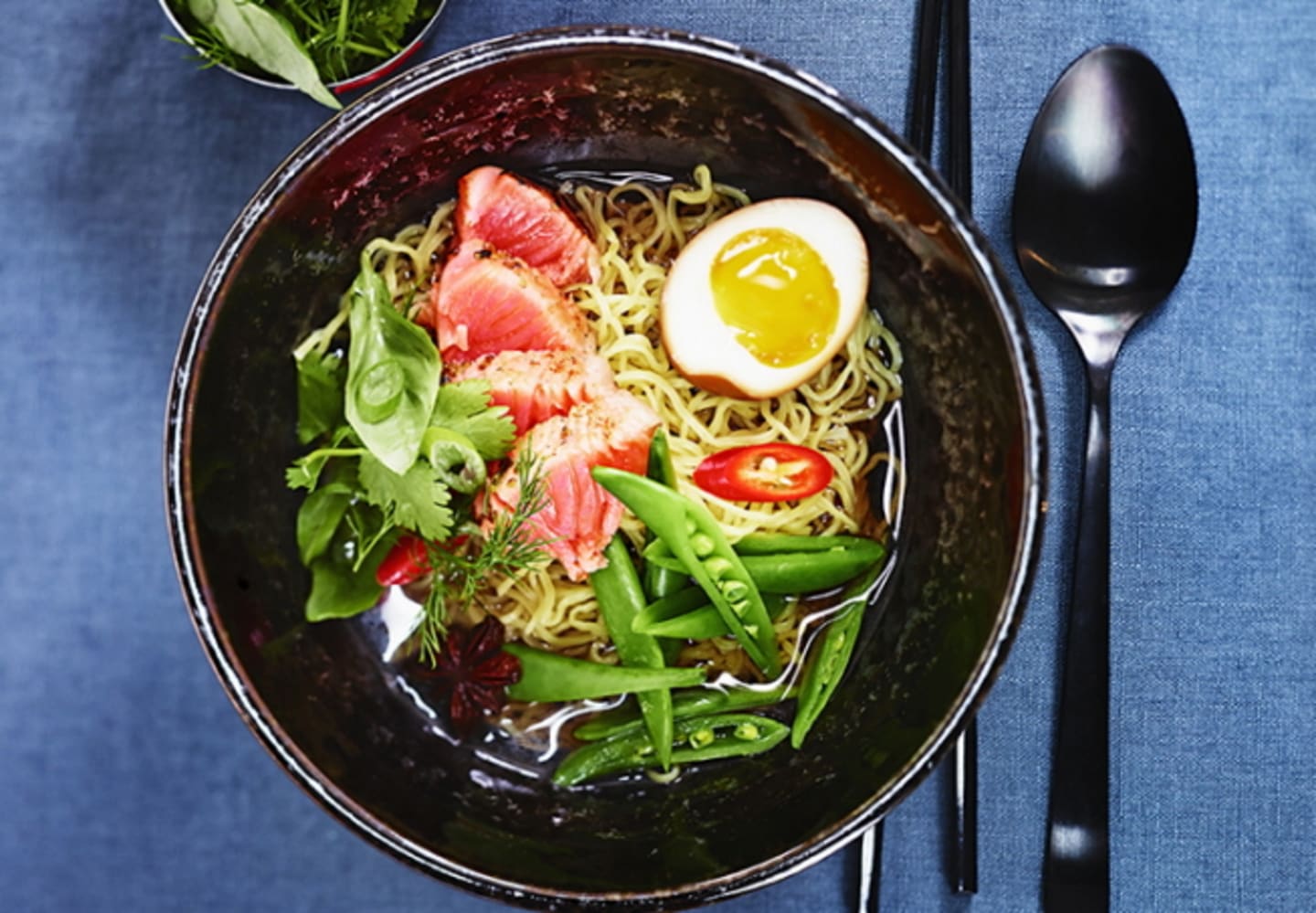 Ramen med lax