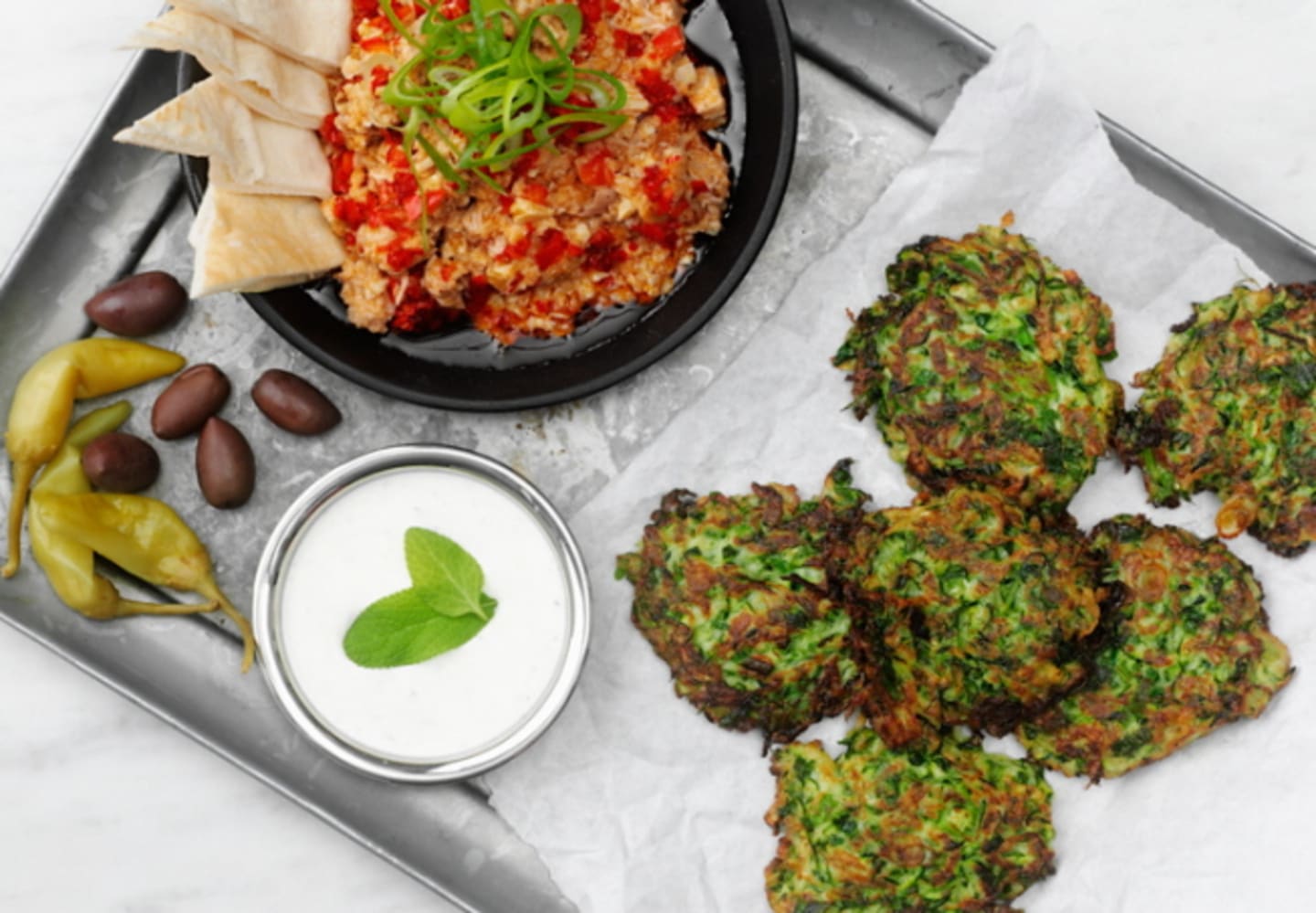Mucver – Zucchiniplättar från Turkiet