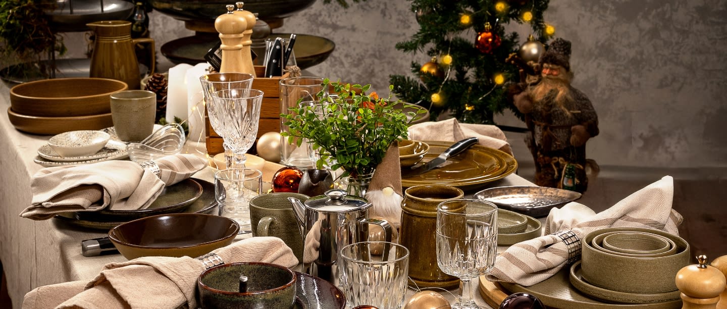 Duka upp för jul