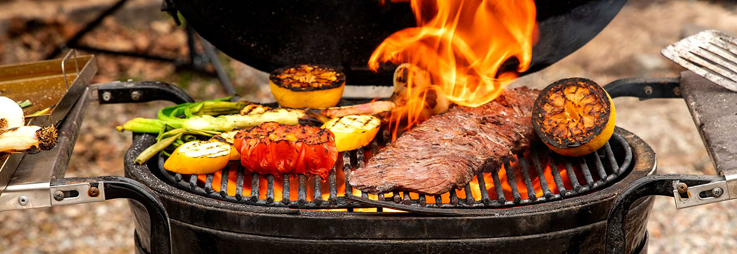 Grillat och tillbehör