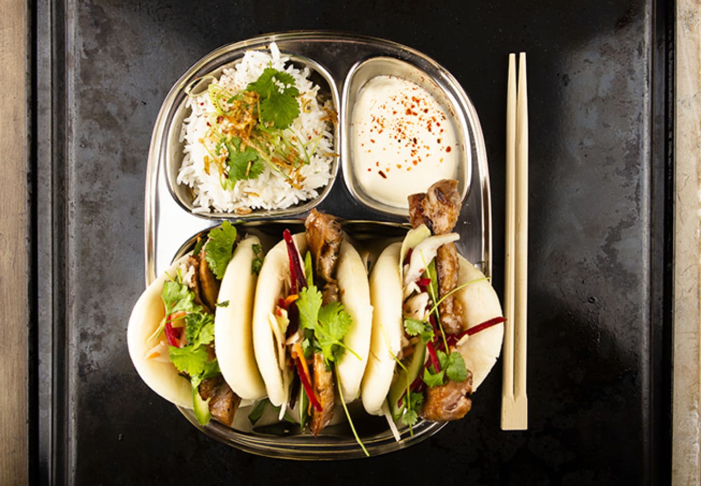 Bao Bun med pork brisket