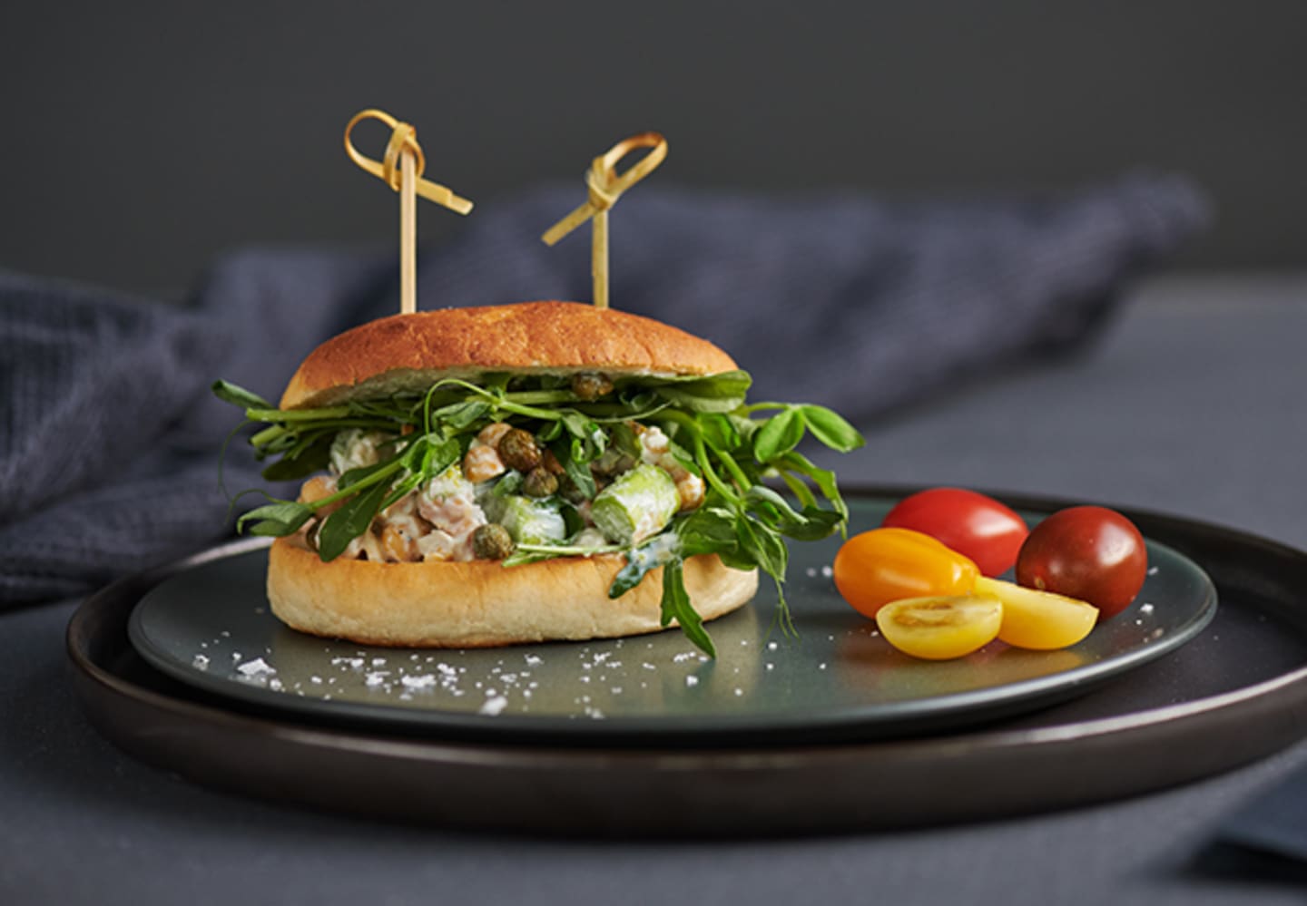 Vegan Creamy Chickpea Sallad