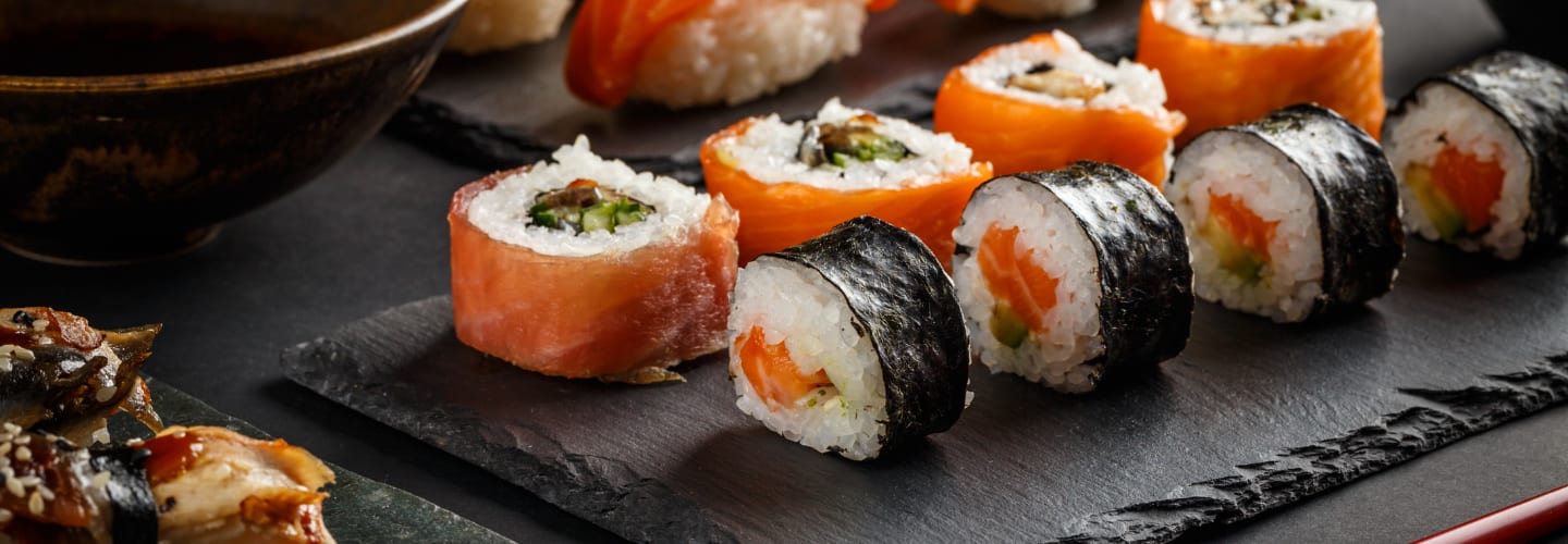 Svenskodlad regnbåge för sushi 