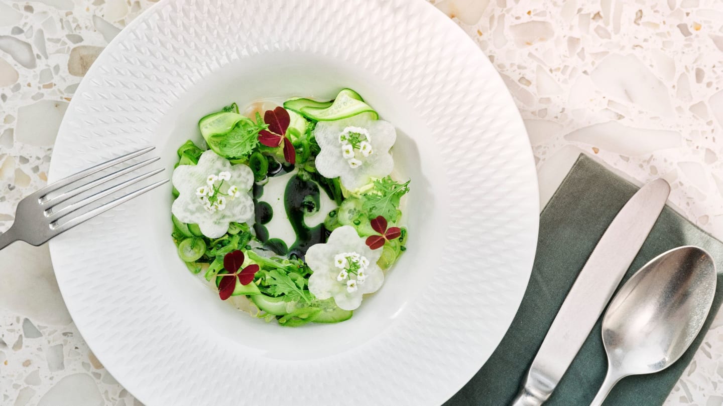Gazpacho med jalapeño och Gårdsclarias