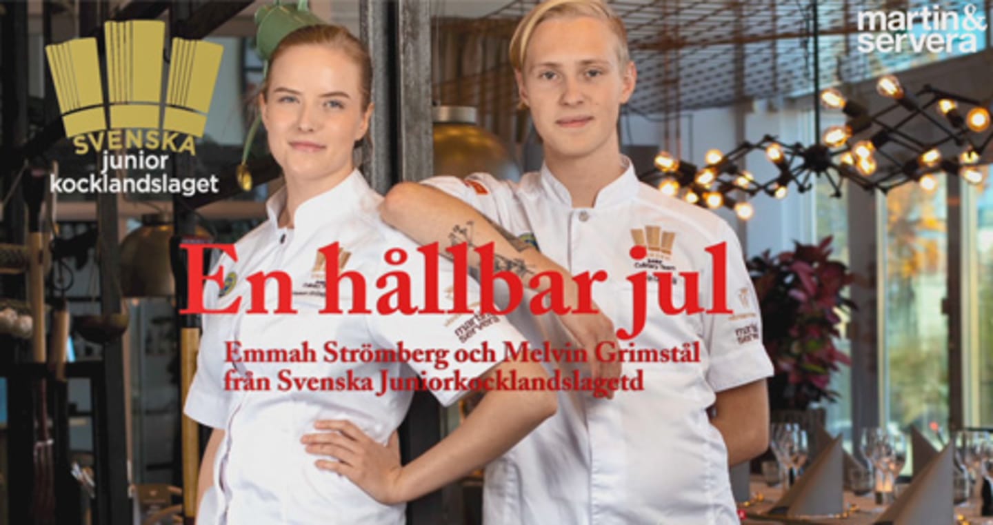 Videominiatyr: Se Emmah och Melvin berätta om sina meny för hållbar jul