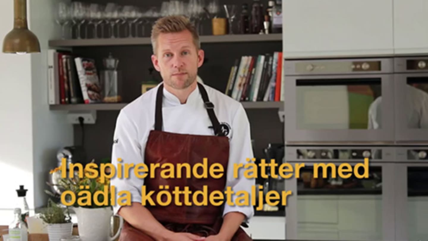 Videominiatyr: Mattias Larsson - inspirerande rätter med oädla detaljer.