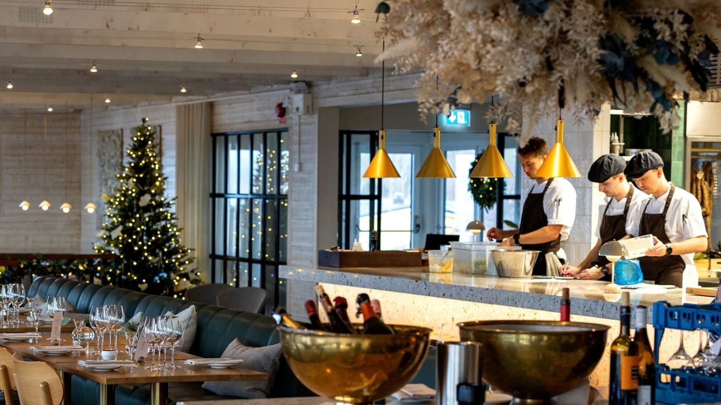 Vintermiddag på restaurang Fyr