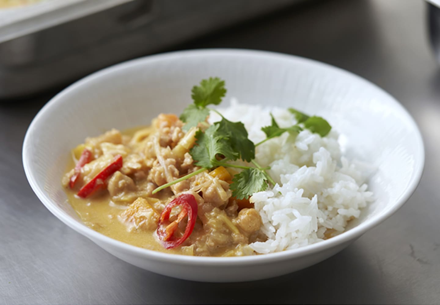 Rökig currygryta med jasminris