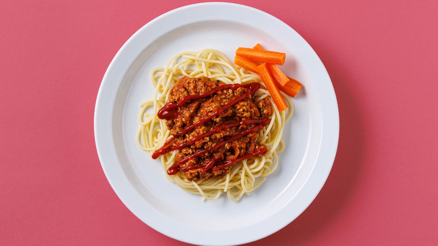 Bolognese 50/50 med spaghetti