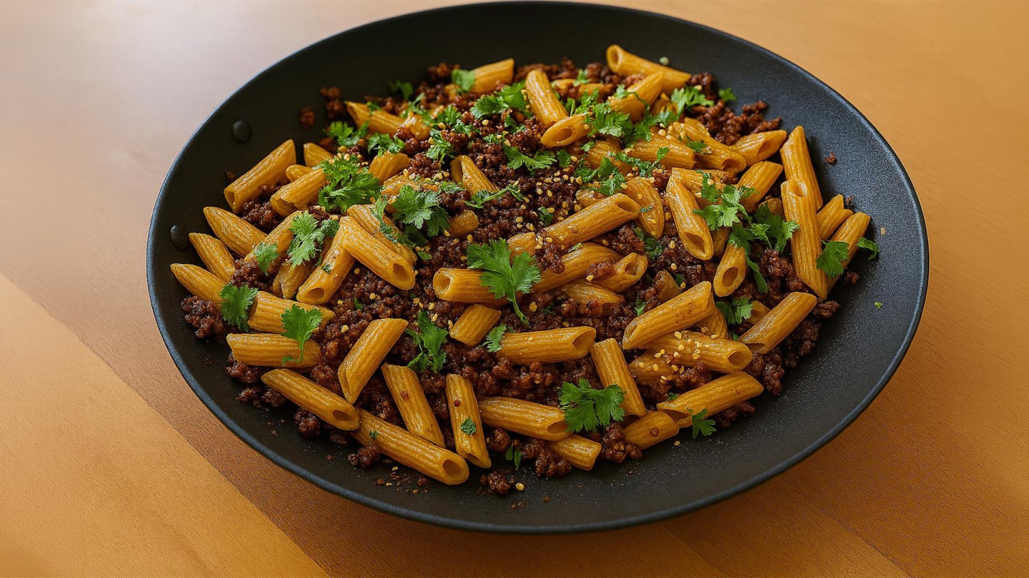 Crispy Ginger & Chili Pasta