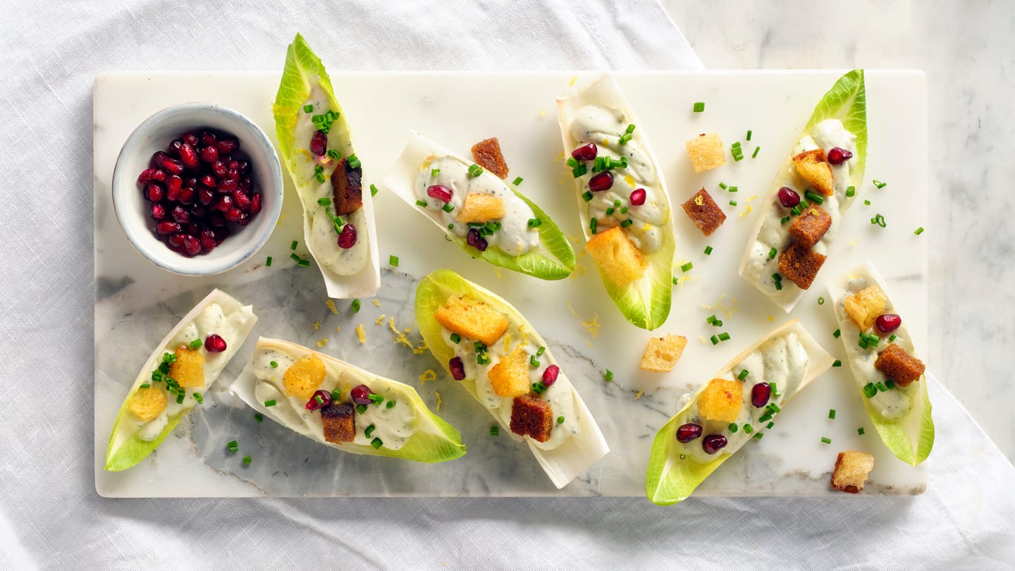 Endive med Roqueforte-crème