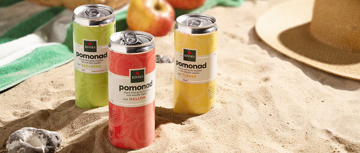 Somriga Pomonader och alkoholfritt bubbel från Kiviks Musteri