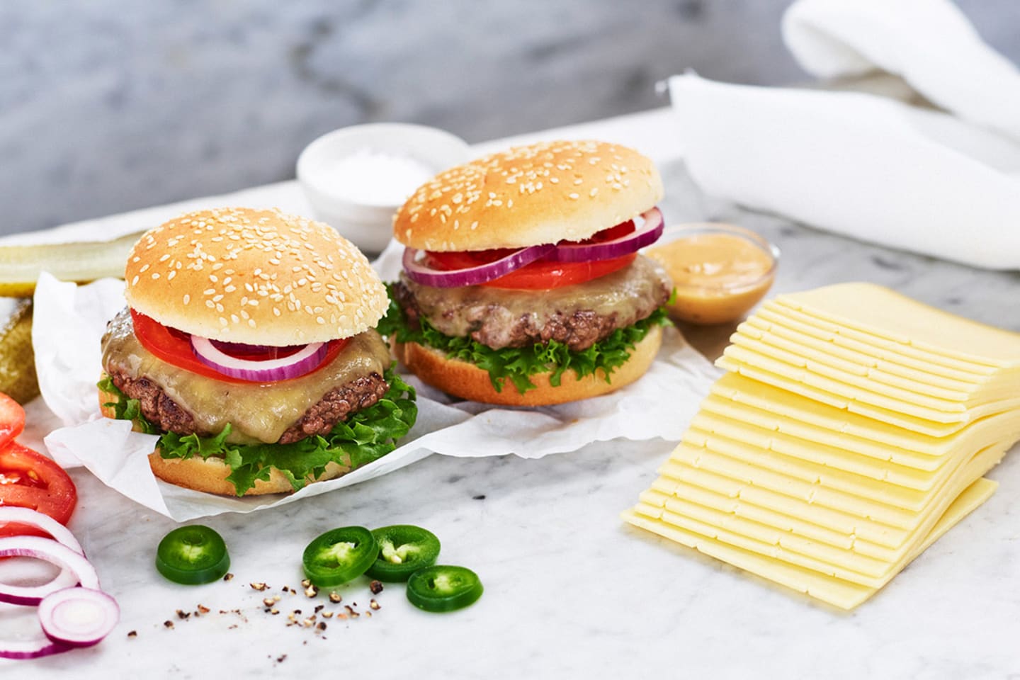 Castello® Burger cheddar