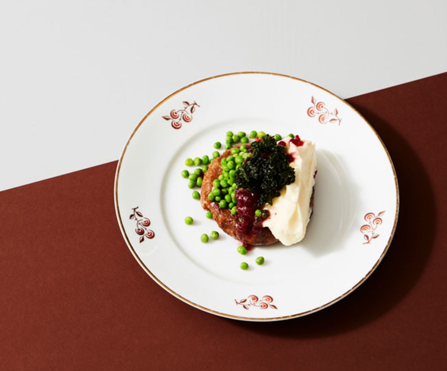 Vegetarisk wallenbergare med potatispuré