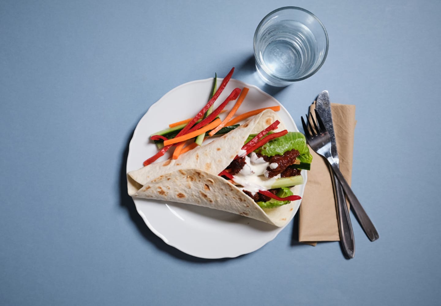 Favoritwrap med Pulled Vego