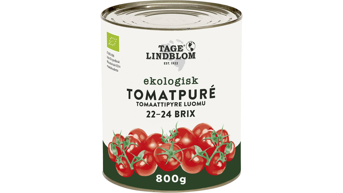 Nyhet! Osötad tomatpuré på ekologiska tomater
