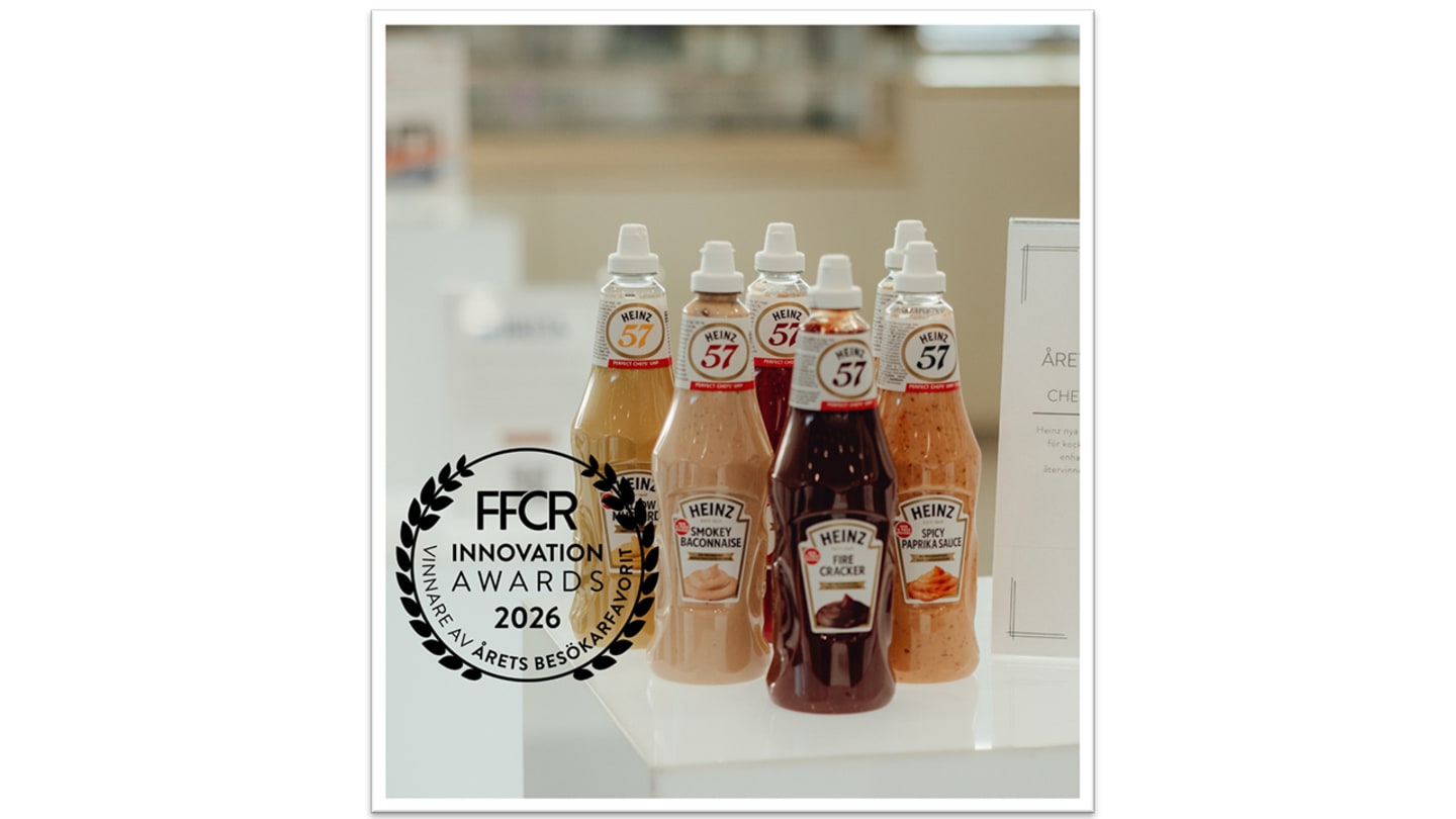 Heinz nya hållbara flaska – inspirerad av kockar, för kockar!