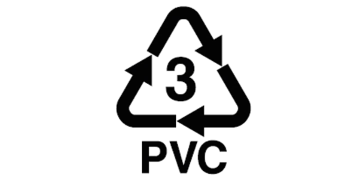 3: Polyvinylklorid, PVC (undvik om möjligt)