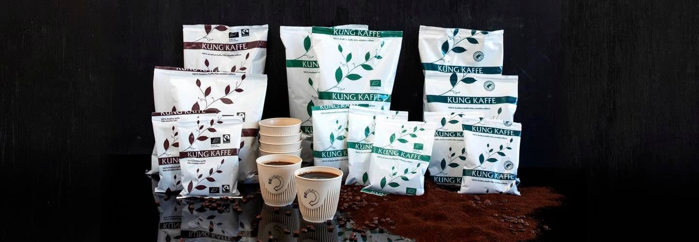 Kung kaffe -100 % Arabica-kaffe