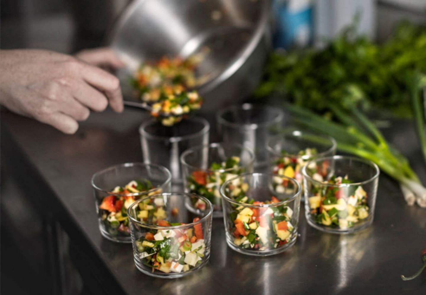 Ceviche på grilloumi