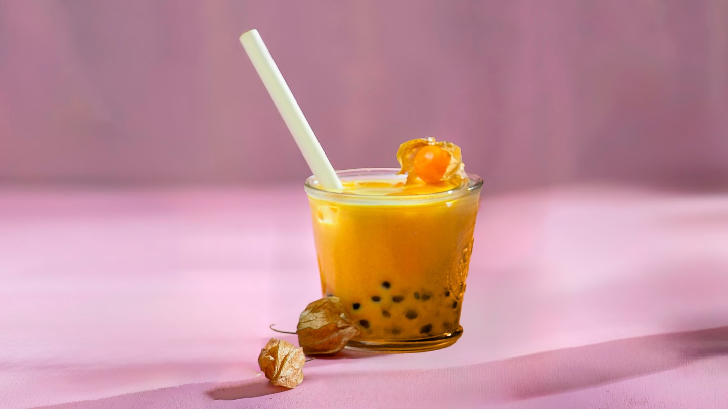 Mango- och kokos Bubble Tea