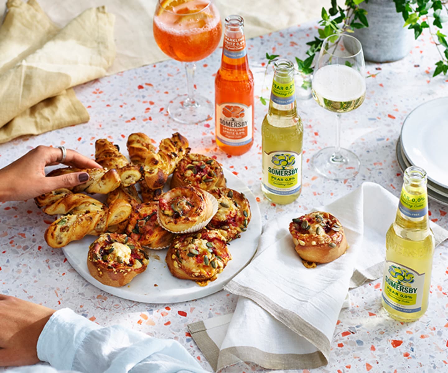 Utsökta pizzabullar med bubbliga smaker