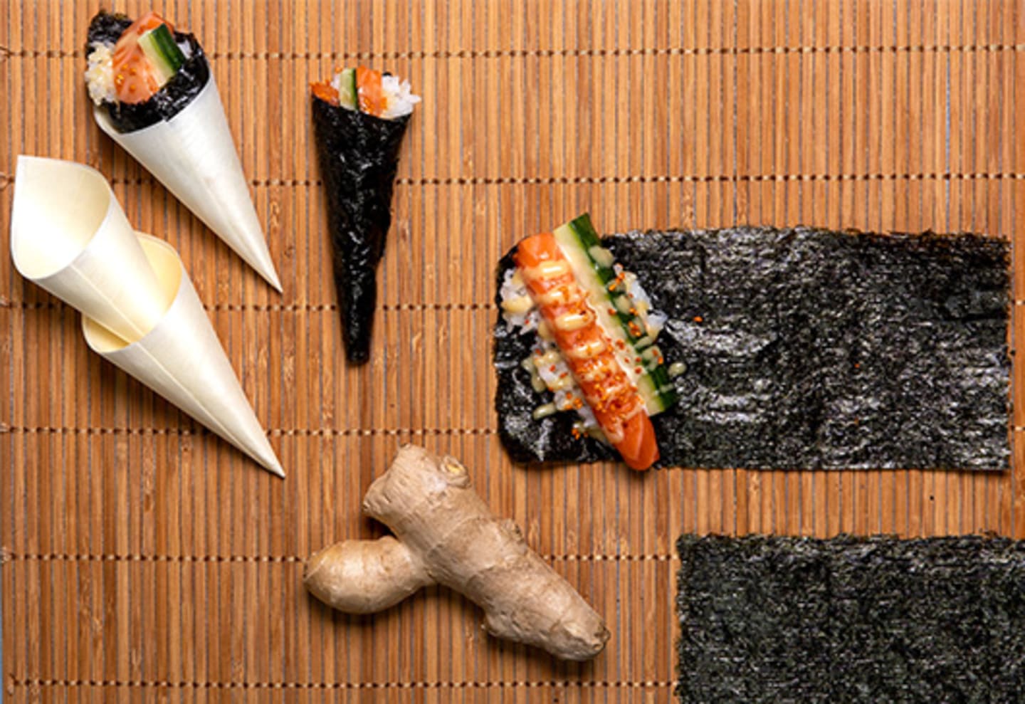 Lax temaki