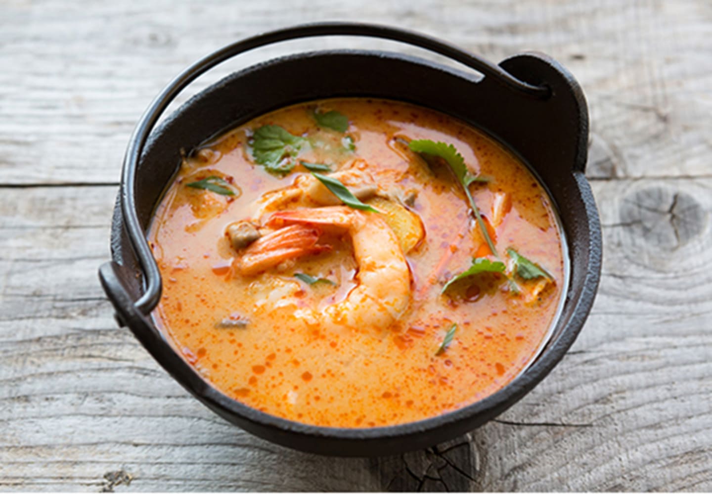 Thailändsk Tom yum-soppa